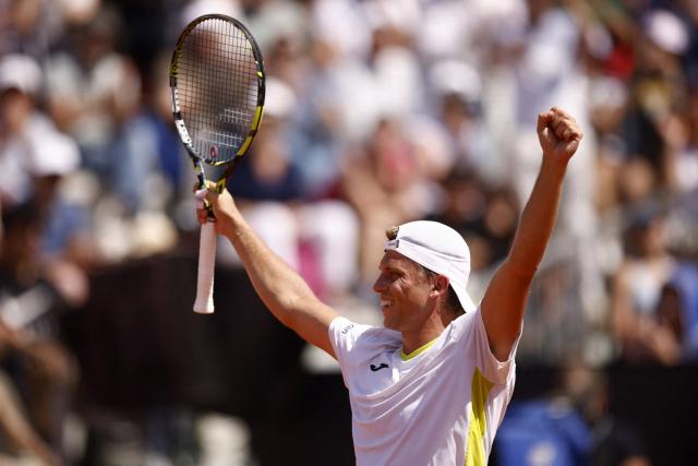 Alexandre Muller achieves the feat against Andrey Rublev in the third round of the Masters 1000 in Rome